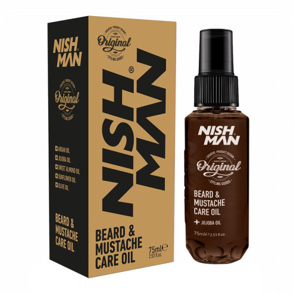 Aceite para barba y bigote Nishman Care Oil 75 ml