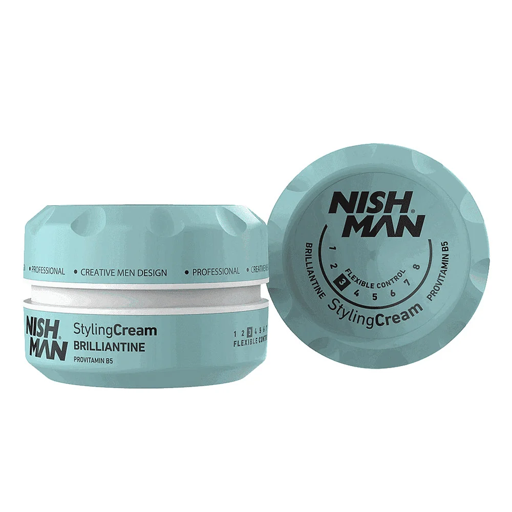 Cera en crema Nishman Brilliantine de 150 ml con provitamina B5