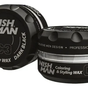 Cera colorante negra para cabello Nishman Coloring Dark Black C3 100 ml