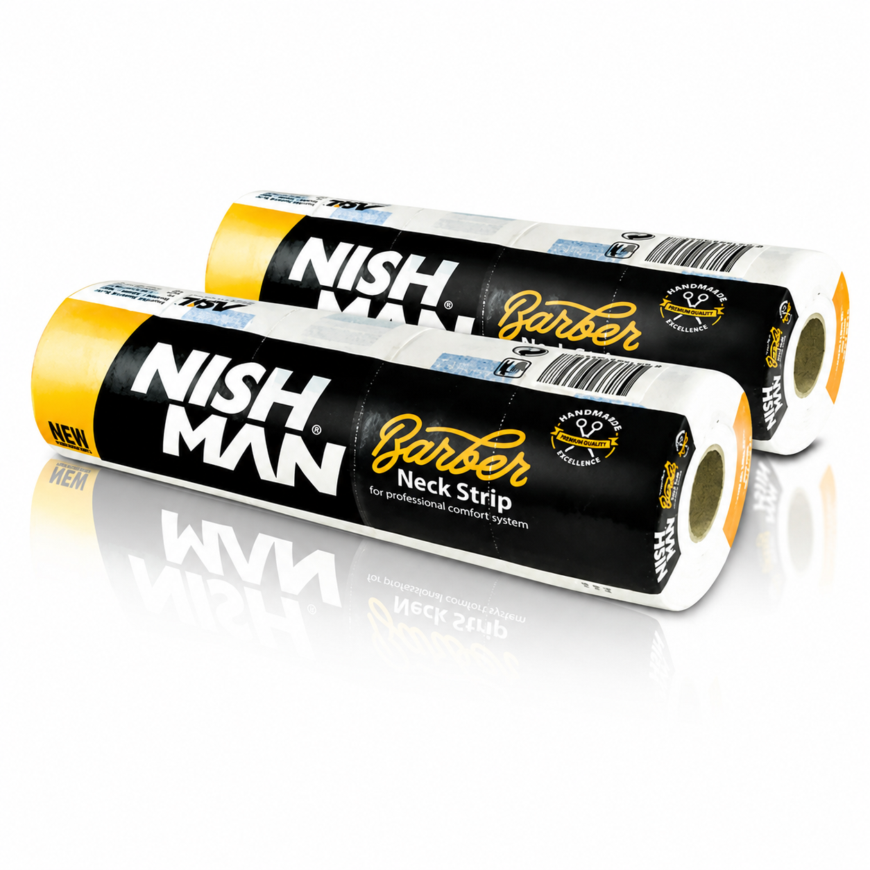 Cuellero para barbería Nishman caja x 20 tubos (5 rollos x 100 und)