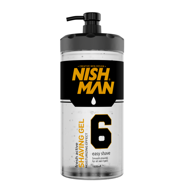 Gel de afeitar Nishman Shaving Gel 6 Easy Shave 1.500 ml