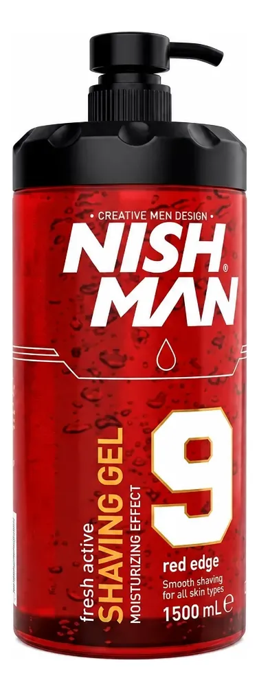 Gel de afeitar Nishman Shaving Gel 9 Red Edge 1.500 ml