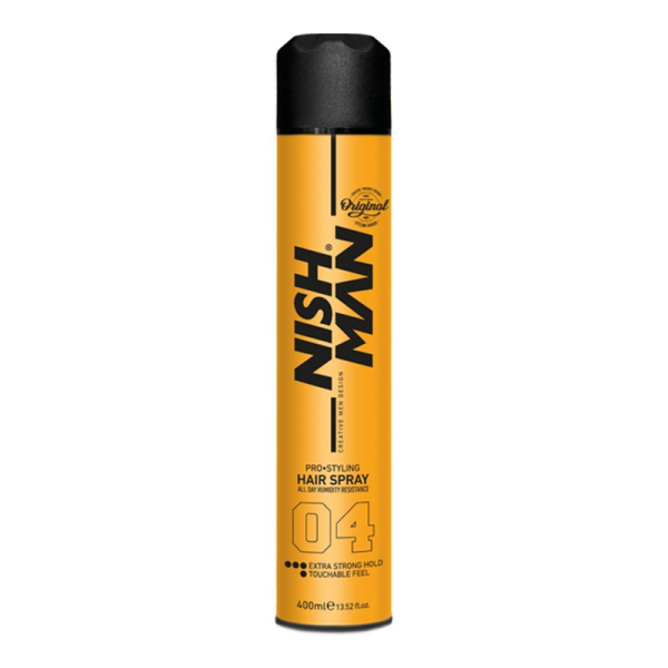 Laca en spray para cabello Nishman Ultra Fuerte 04 400 ml