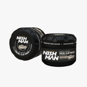 Mascarilla de arcilla para rostro y cuero cabelludo Nishman 2 en 1 450 g