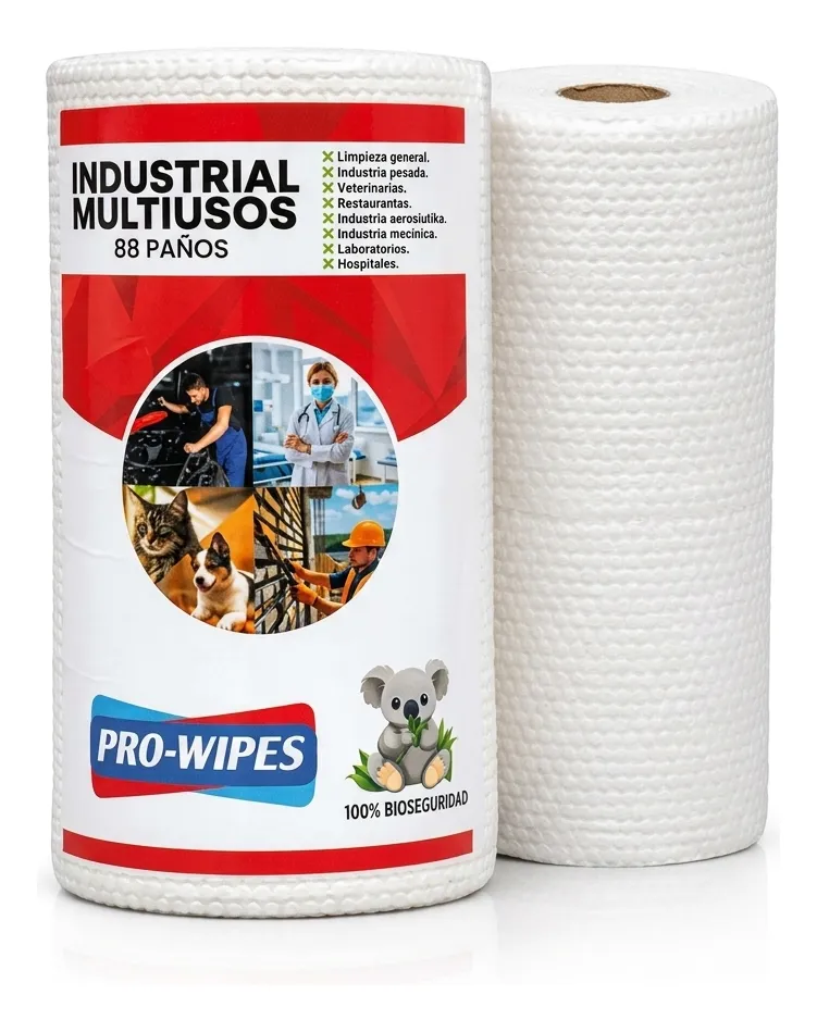 Paños desechables Pro-Wipes industrial multiusos x 88 paños