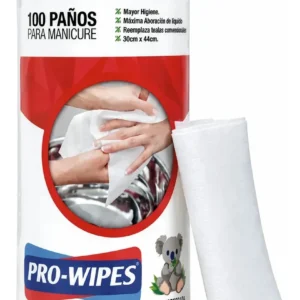 Paños desechables Pro-Wipes x 100 (30 x 44 cm)
