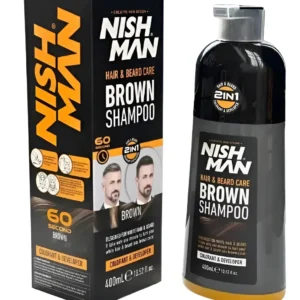 Shampoo colorante café Nishman 2 in Brown 400 ml