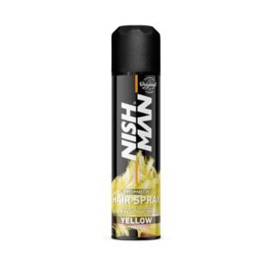 Spray de color para cabello Nishman amarillo