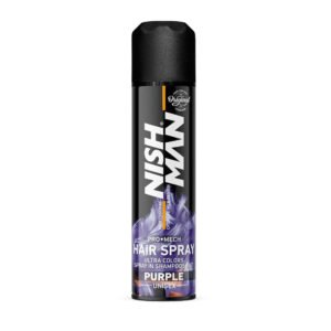 Spray de color para cabello Nishman morado
